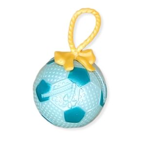 Barbie 2010 Princess Charm School Hadley Soccer Ball Purse Teal Bow Accent 1"x2"